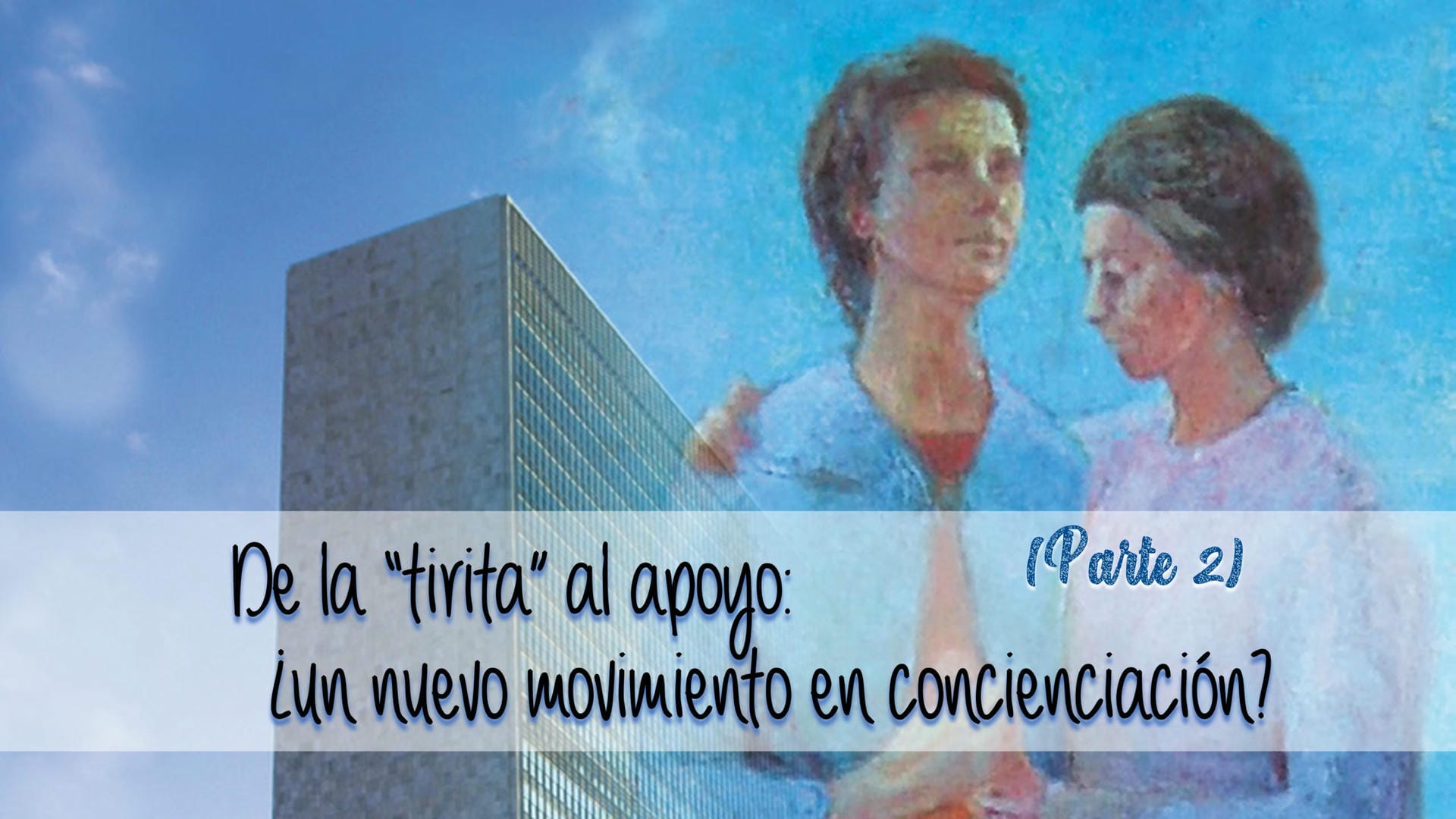 Non possiamo tacere! Da “cerotto” ad Advocacy – Un nuovo movimento nella coscienza?