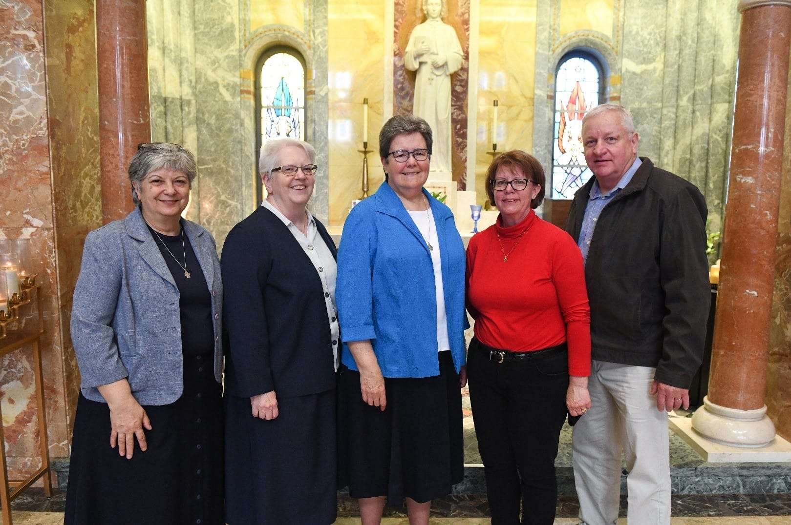 Dedication in the Seton Legacy Garden