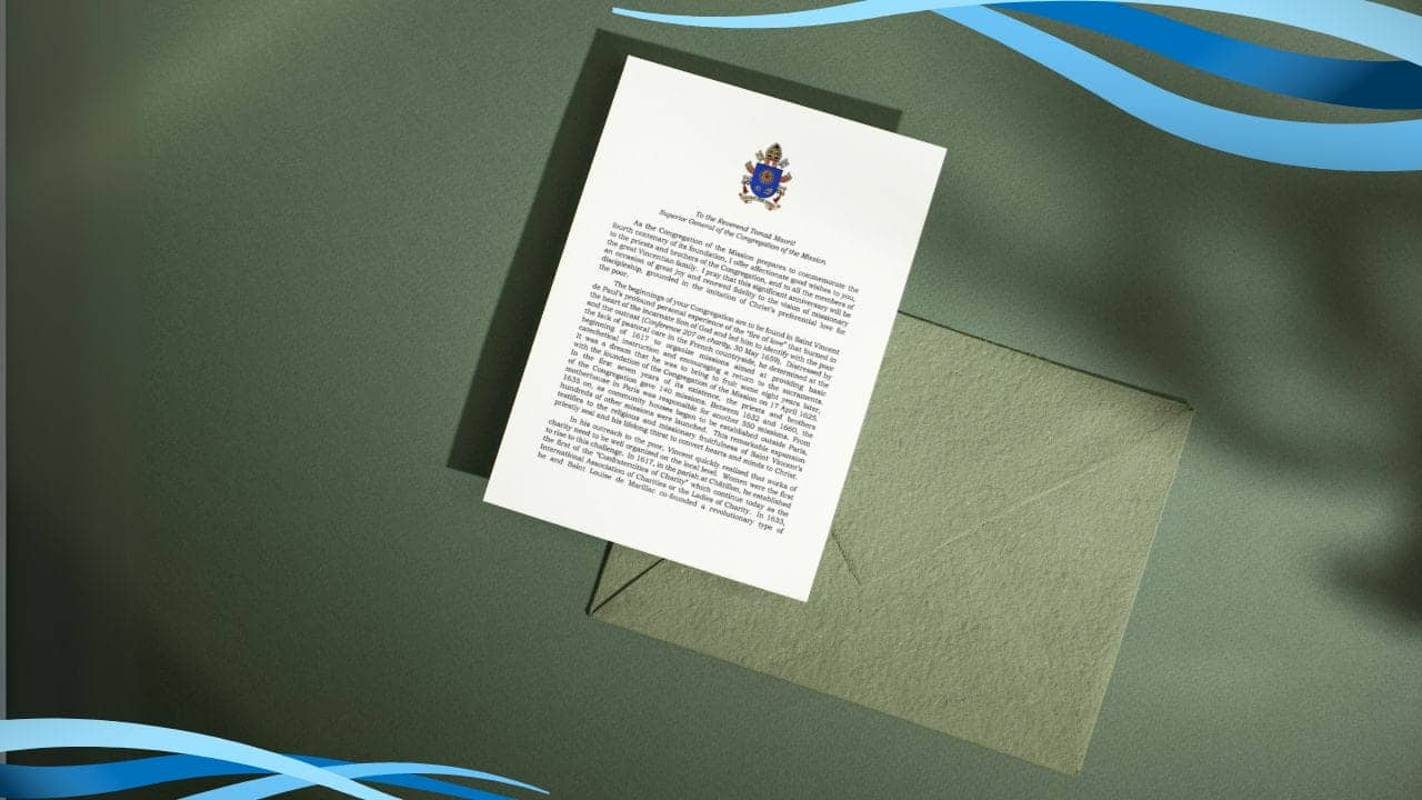 Lettre du Pape François au père Tomaž Mavrič Supérieur général de la Congrégation de la Mission à l’occasion du IVe centenaire de sa fondation.