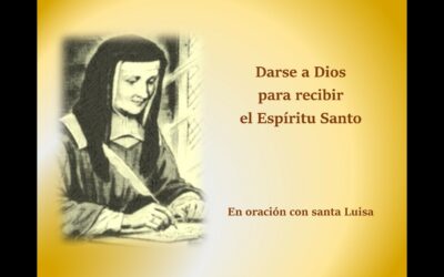 En oración con santa Luisa