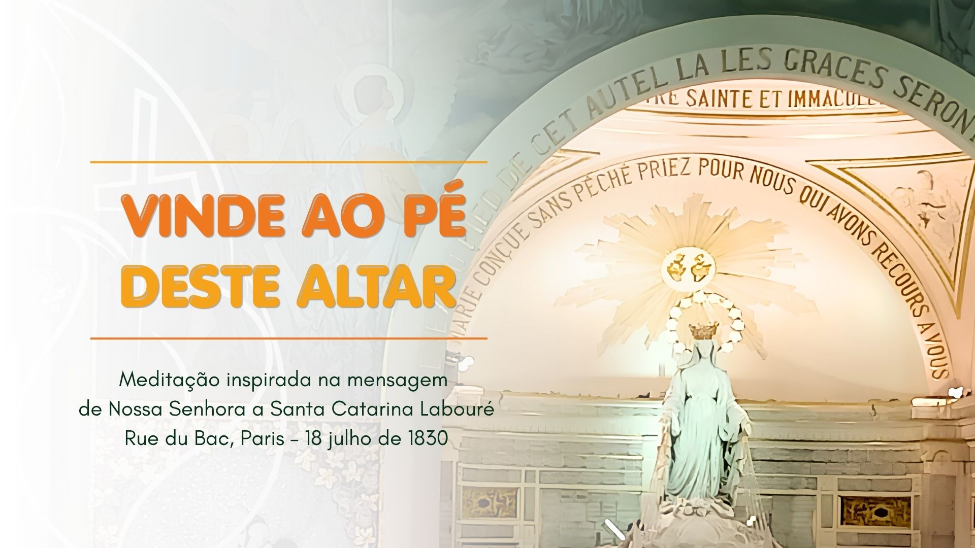 Vinde ao pé deste altar